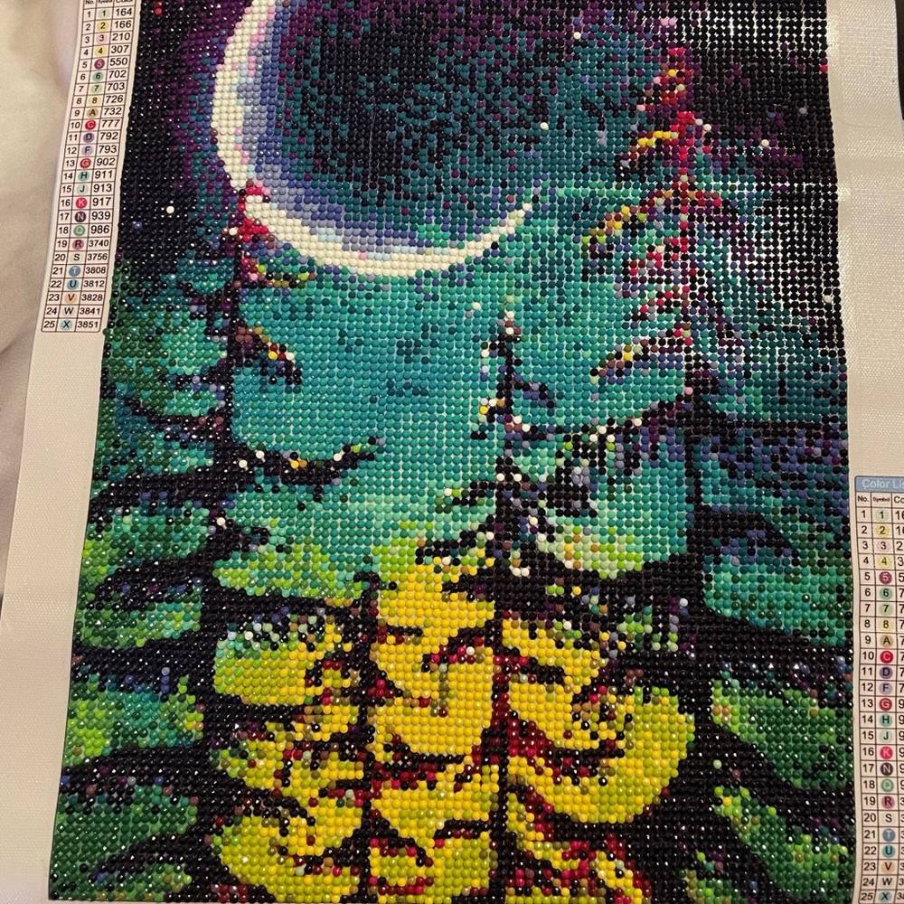 Vibrant Night Sky Diamond Painting Kit